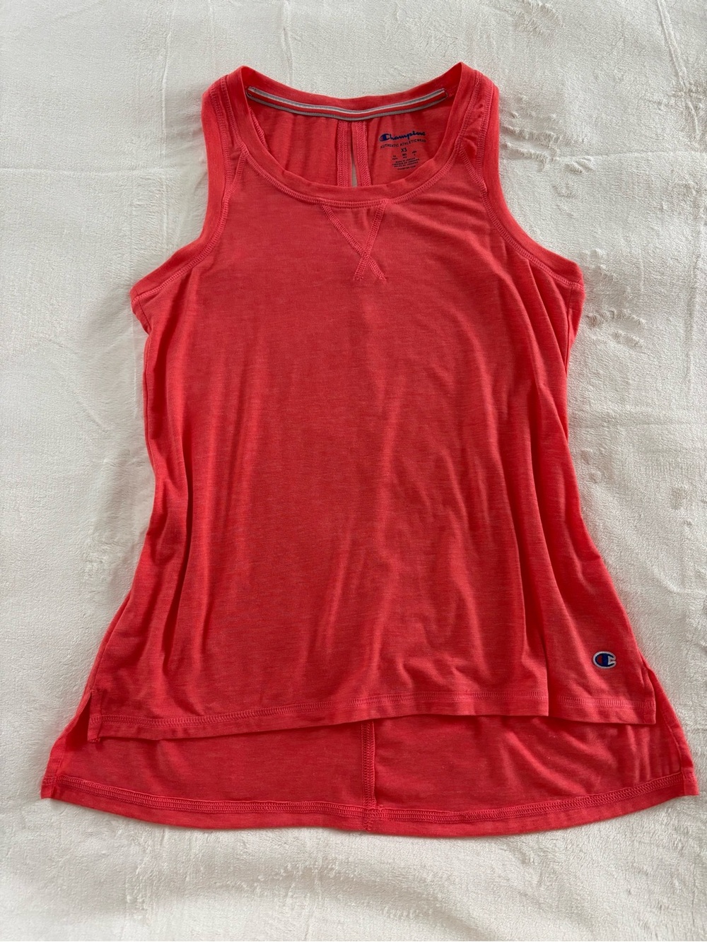 Champion coral athletic tank top